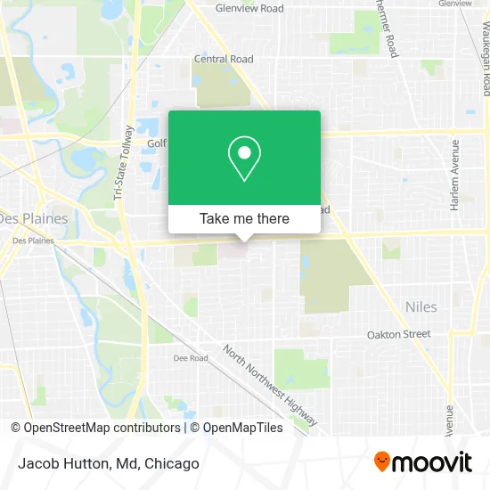 Jacob Hutton, Md map