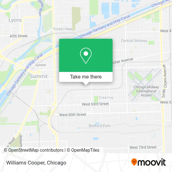 Williams Cooper map