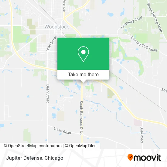 Jupiter Defense map