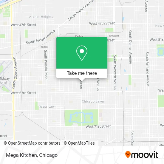 Mega Kitchen map