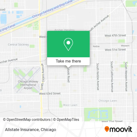Allstate Insurance map