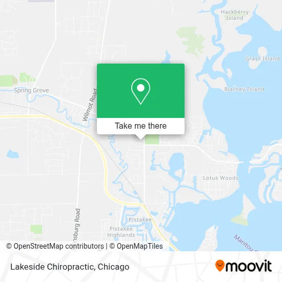 Lakeside Chiropractic map