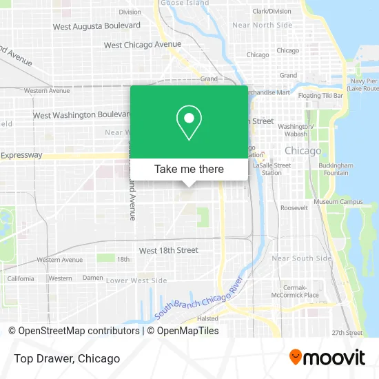 Top Drawer map