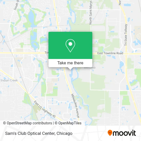 Sam's Club Optical Center map