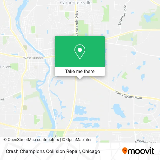 Crash Champions Collision Repair map