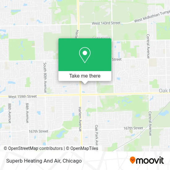 Superb Heating And Air map