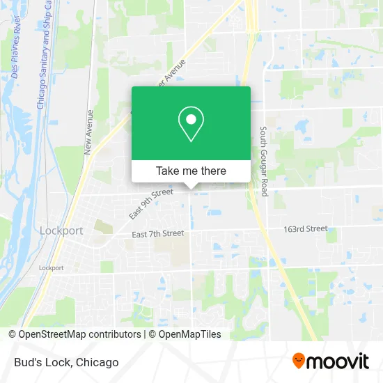 Bud's Lock map
