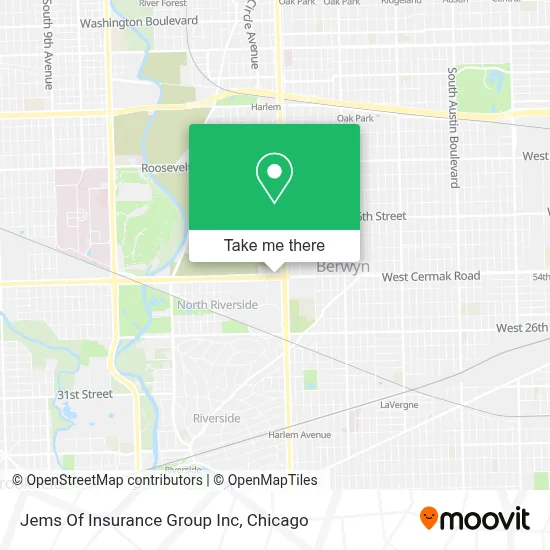Jems Of Insurance Group Inc map