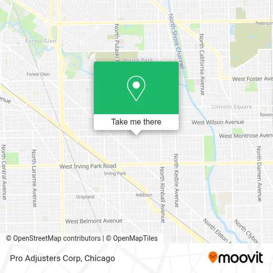 Pro Adjusters Corp map