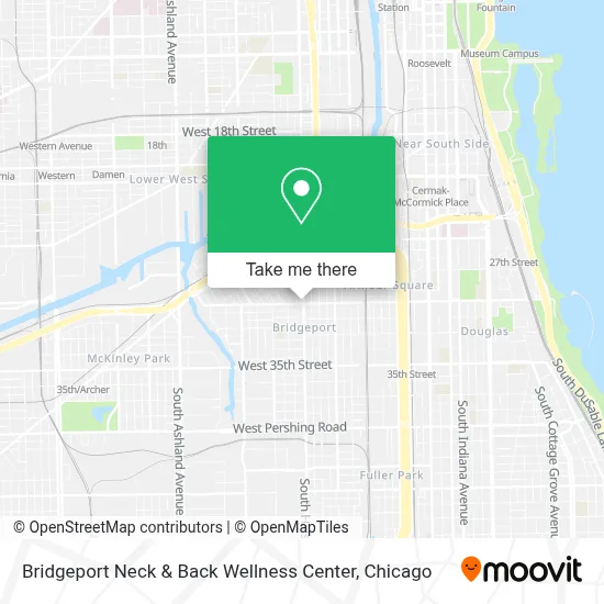 Bridgeport Neck & Back Wellness Center map