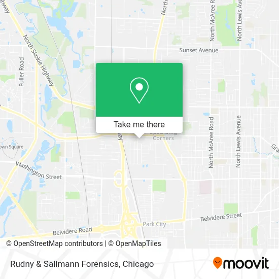 Rudny & Sallmann Forensics map