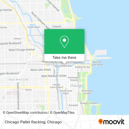 Chicago Pallet Racking map