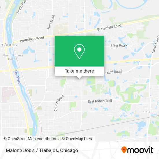 Malone Job's / Trabajos map