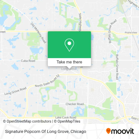 Signature Popcorn Of Long Grove map