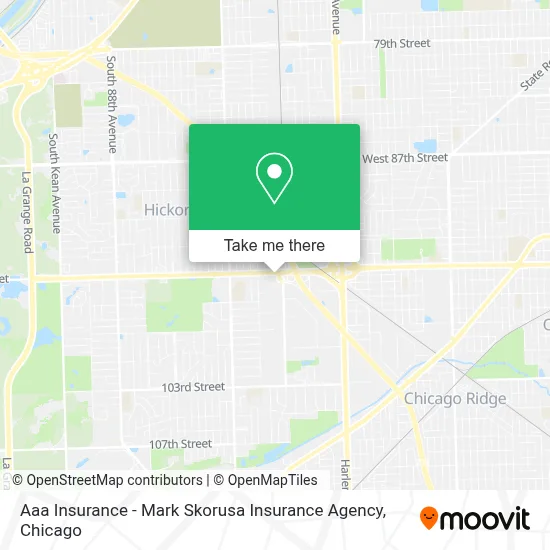 Aaa Insurance - Mark Skorusa Insurance Agency map
