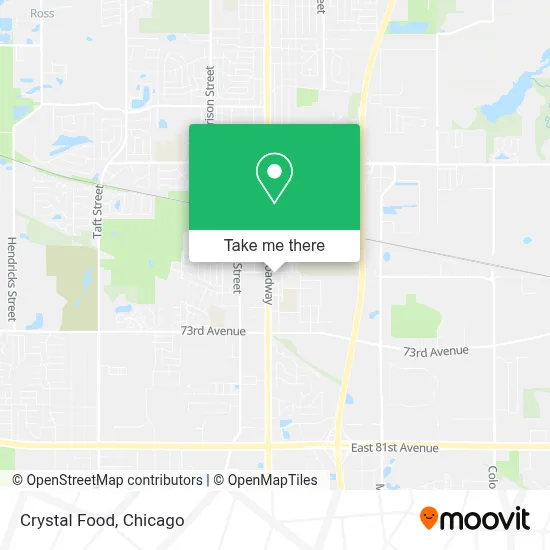 Crystal Food map