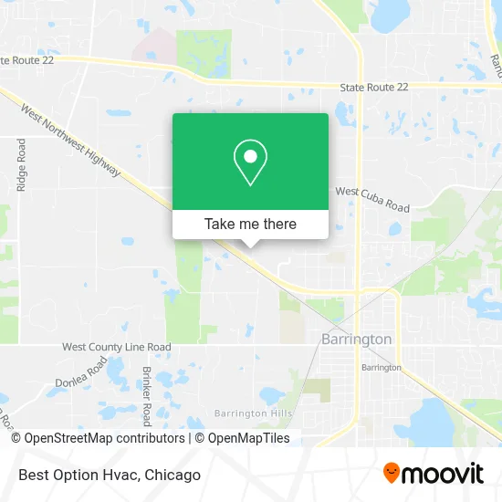Best Option Hvac map