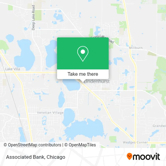 Associated Bank map