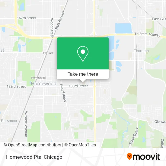 Homewood Pta map