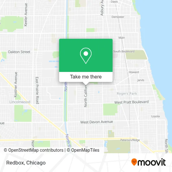 Redbox map