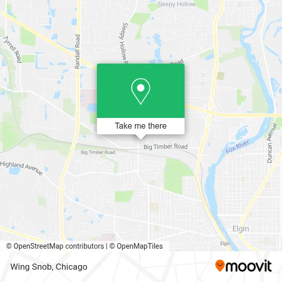 Wing Snob map