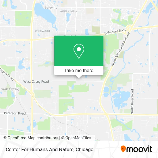 Center For Humans And Nature map