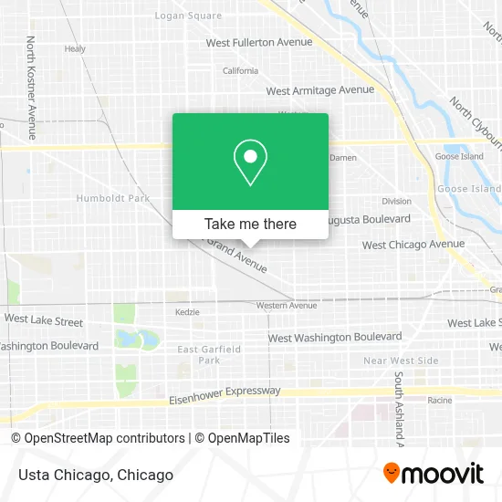 Usta Chicago map