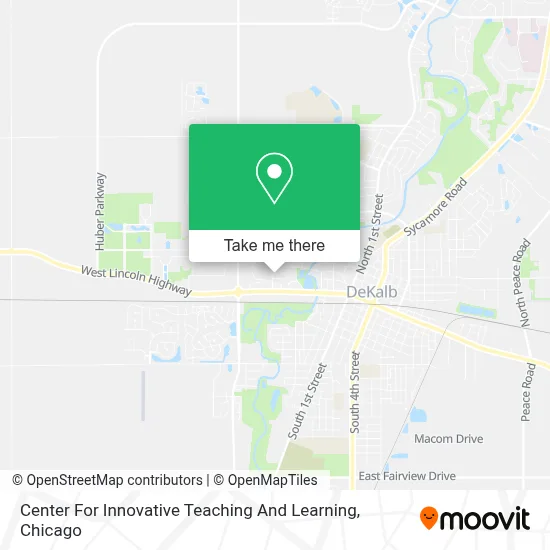 Center For Innovative Teaching And Learning map