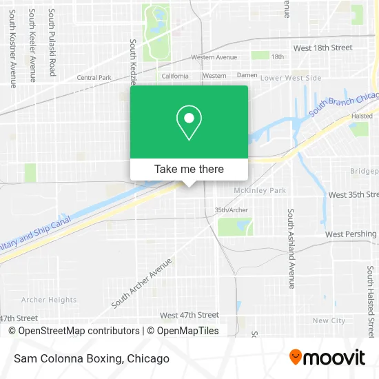Sam Colonna Boxing map