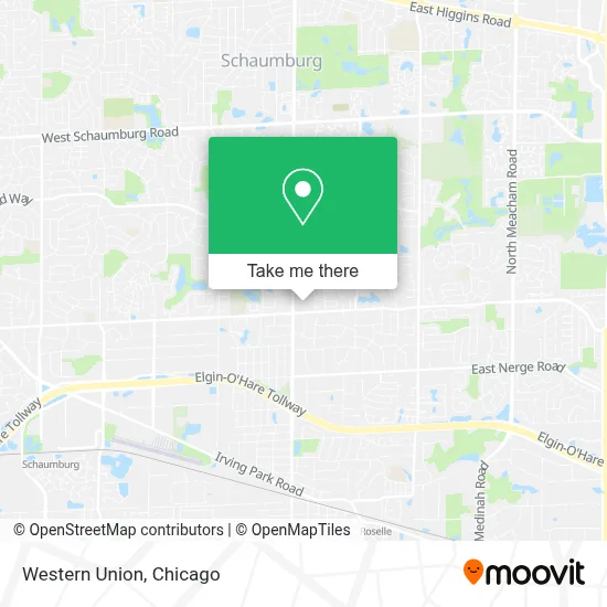 Western Union map