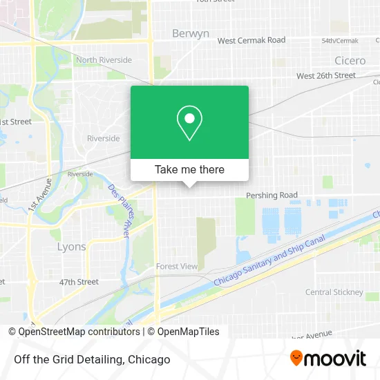 Off the Grid Detailing map