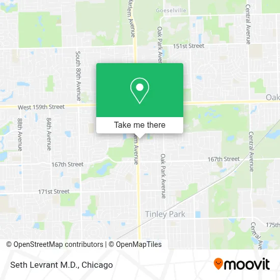 Seth Levrant M.D. map