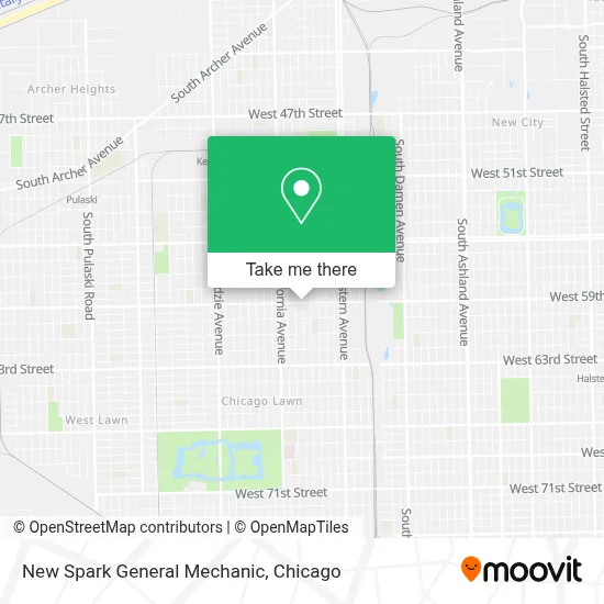 New Spark General Mechanic map