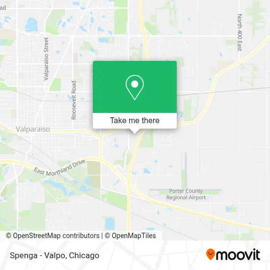 Spenga - Valpo map