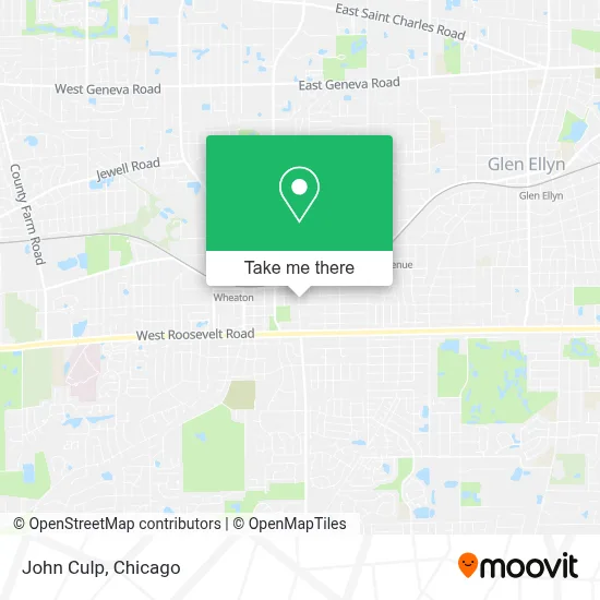 John Culp map
