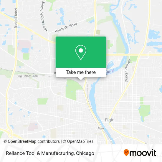 Reliance Tool & Manufacturing map