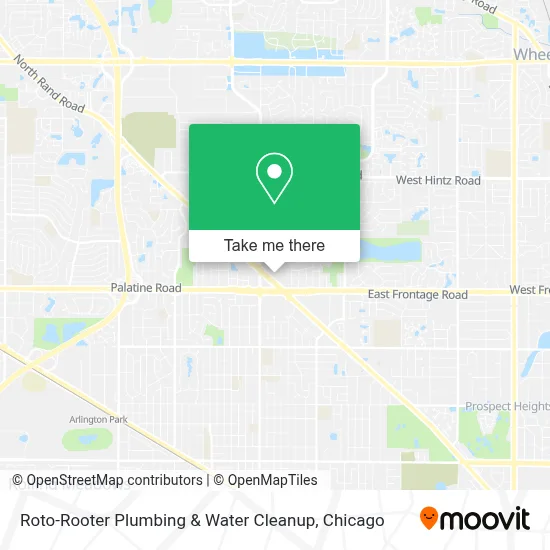 Roto-Rooter Plumbing & Water Cleanup map