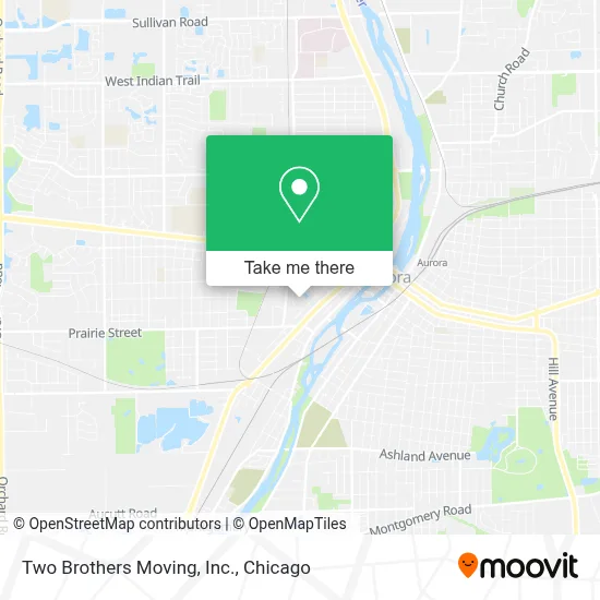 Two Brothers Moving, Inc. map