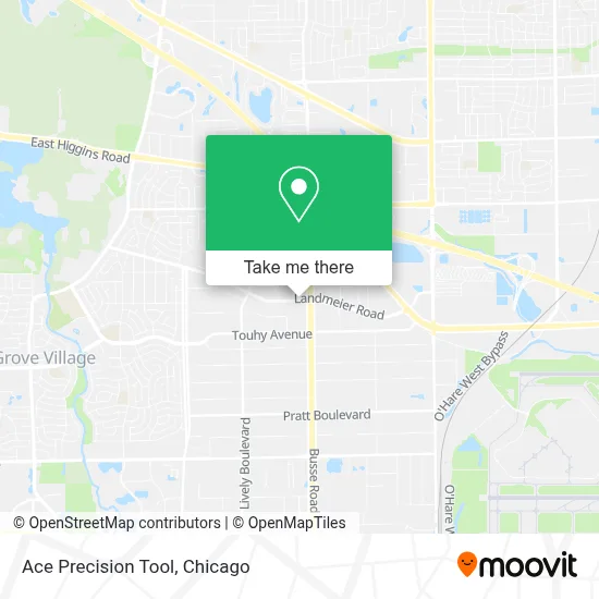 Ace Precision Tool map