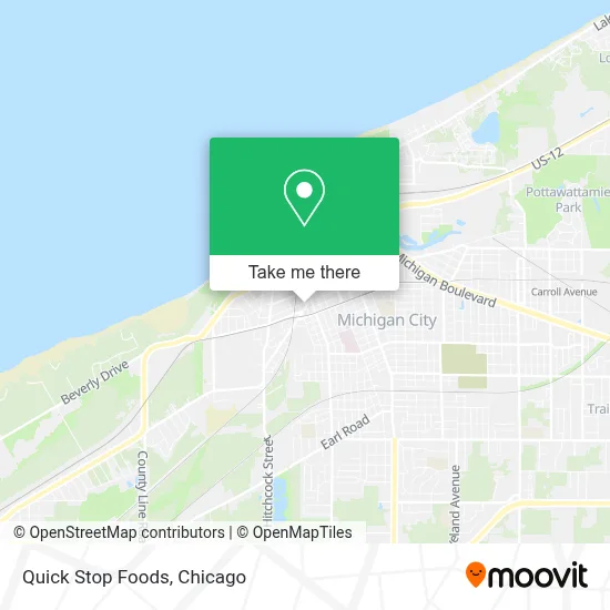 Quick Stop Foods map