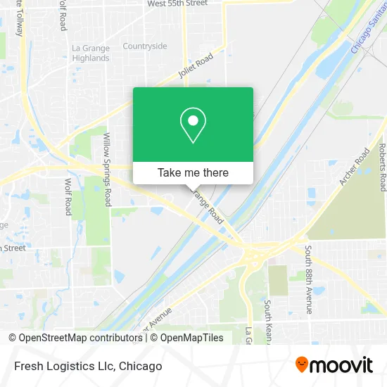 Fresh Logistics Llc map