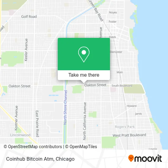 Coinhub Bitcoin Atm map