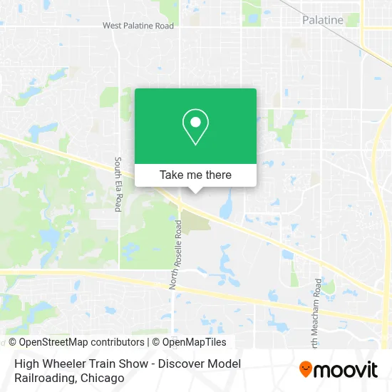 High Wheeler Train Show - Discover Model Railroading map