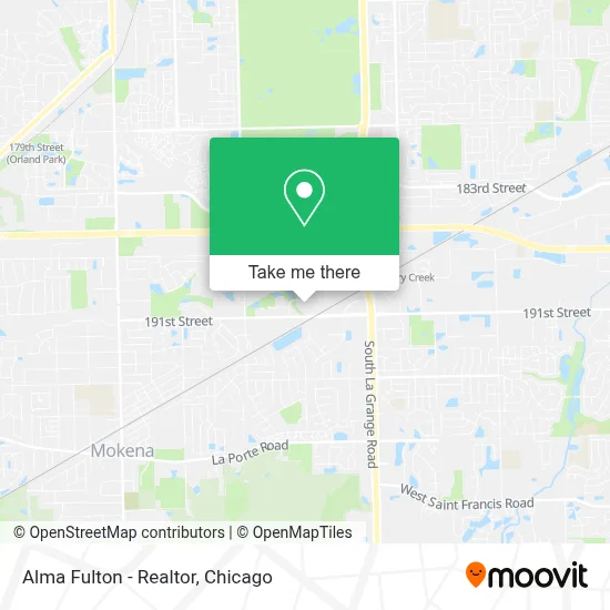 Alma Fulton - Realtor map