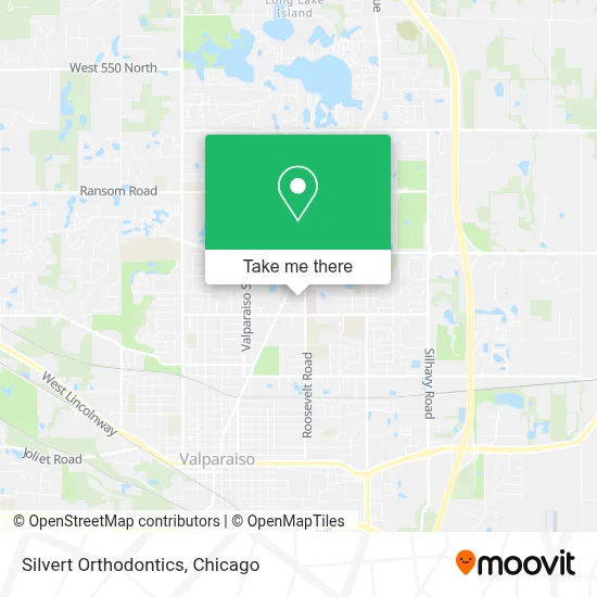 Silvert Orthodontics map