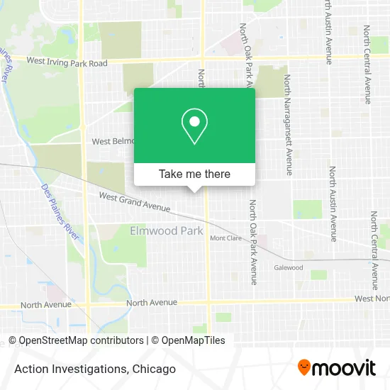 Action Investigations map