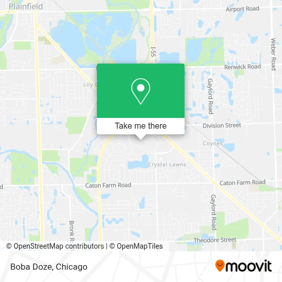 Boba Doze map