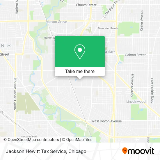 Jackson Hewitt Tax Service map