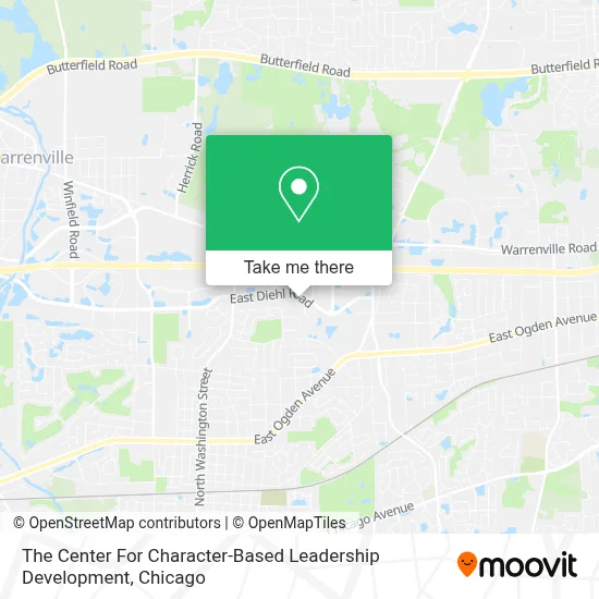 The Center For Character-Based Leadership Development map
