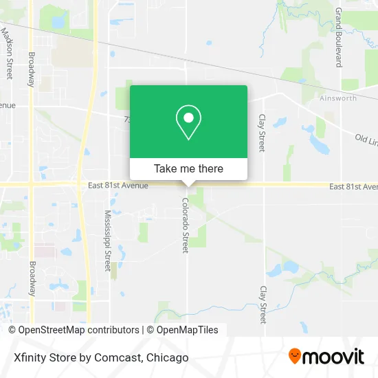 Xfinity Store by Comcast map